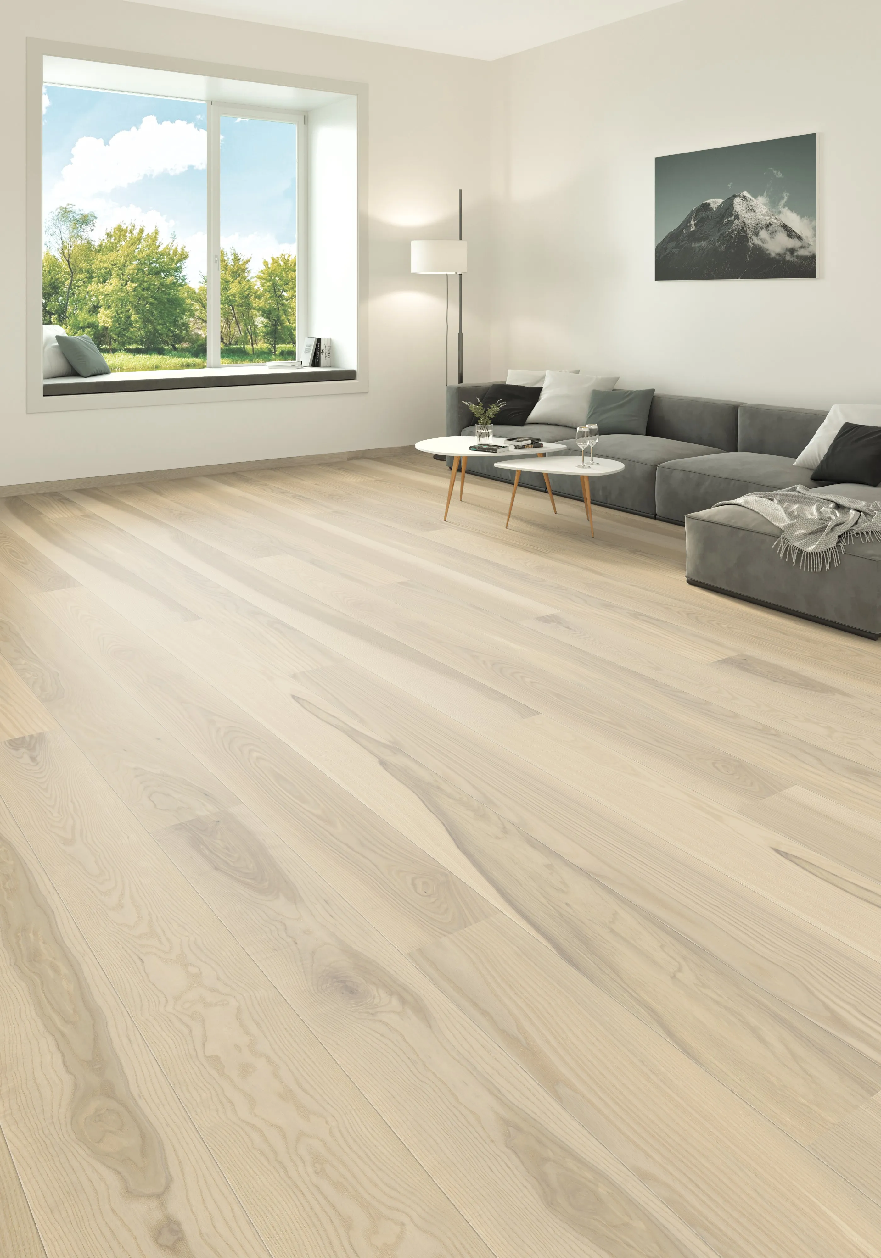 13 mm Esche LHD weiss Life Impuls