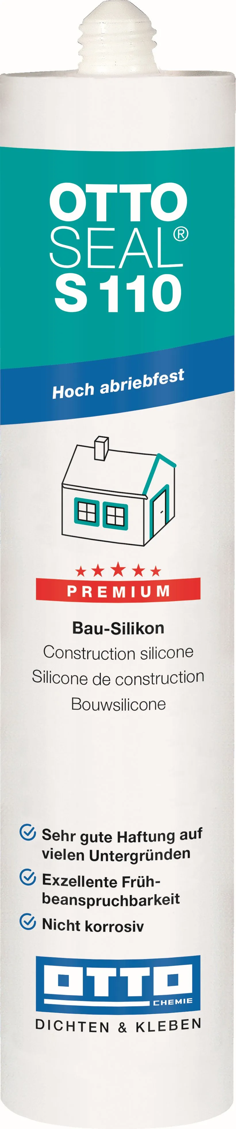 Ottoseal S110 Bau-Silikon Eiche dunkel