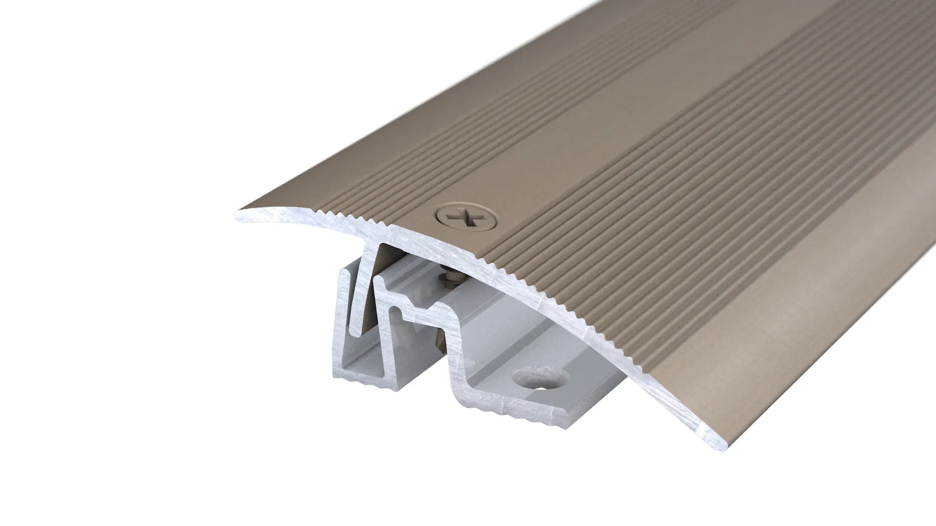 Anpassungsprofil Edelstahl matt