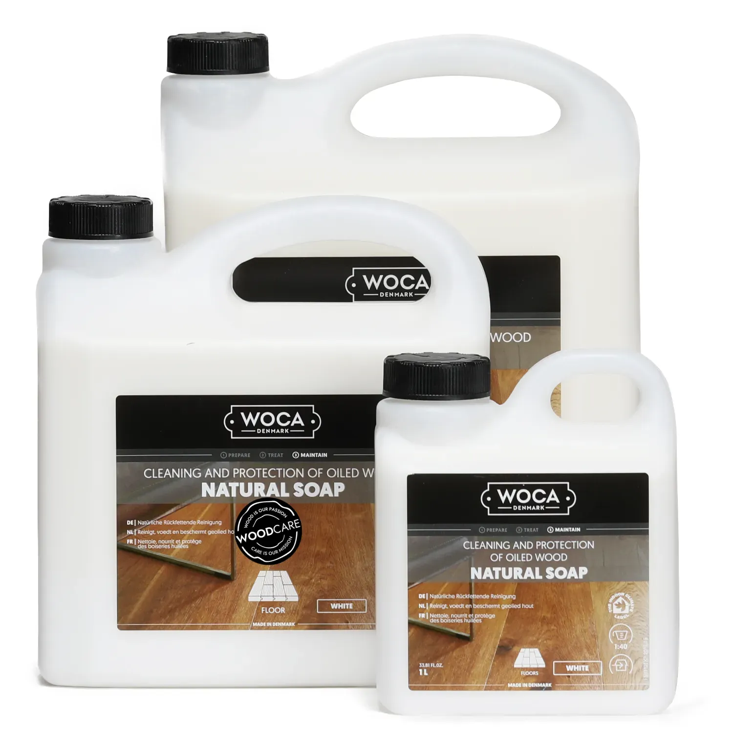 Woca Holzbodenseife wei&szlig; 2,5 l